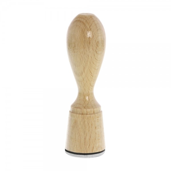 Holzstempel rund (Ø 25 mm - 5 Zeilen) Textstempel