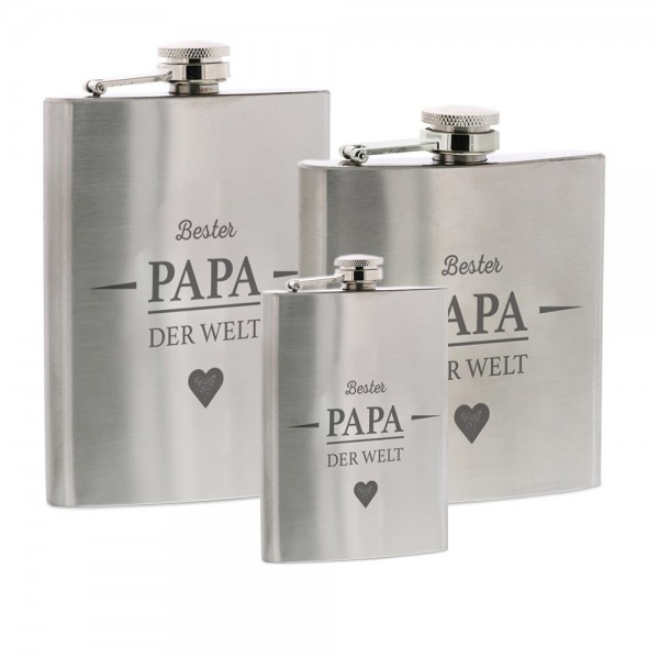 Flachmann Bester Papa der Welt
