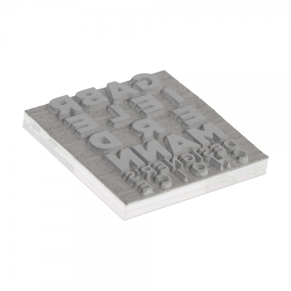 Textplatte für Trodat Printy 4924 (40x40 mm - 10 Zeilen)
