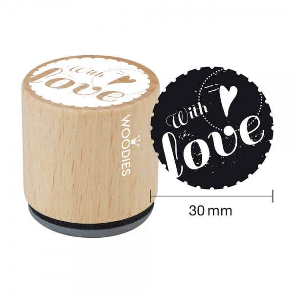 Woodies Stempel - With love Motiv 3 W04001